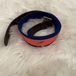 Y2k Vintage Southern Tide fly fishing print belt